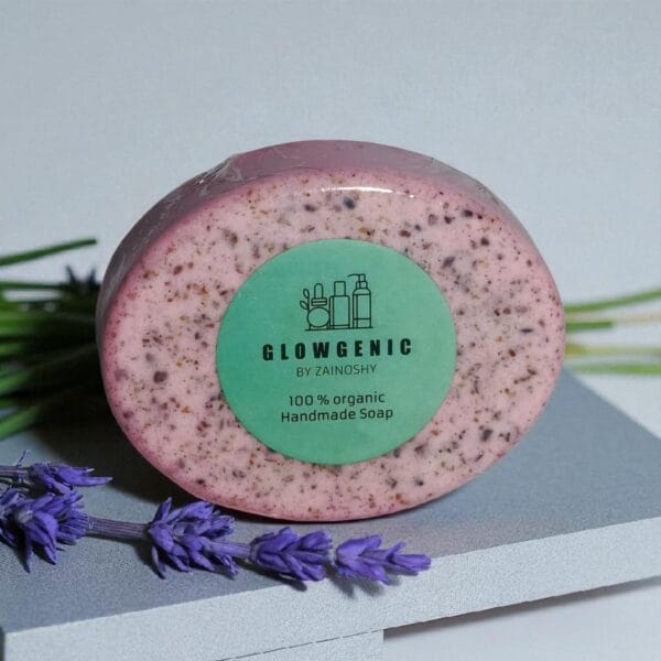 Lavender Scrub Organic Soap (80g)